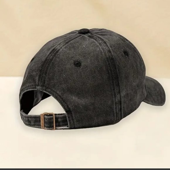 "Dog Mom" cap - washed black - tell them who you are! - Picture 3 of 4